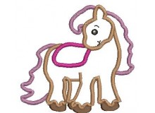 Stickdatei Prinzessin Pferd 2